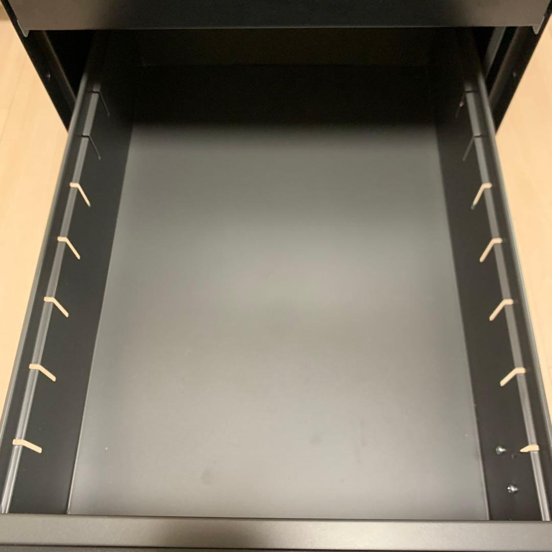 KANADEMONO キャビネットワゴン　black 黒