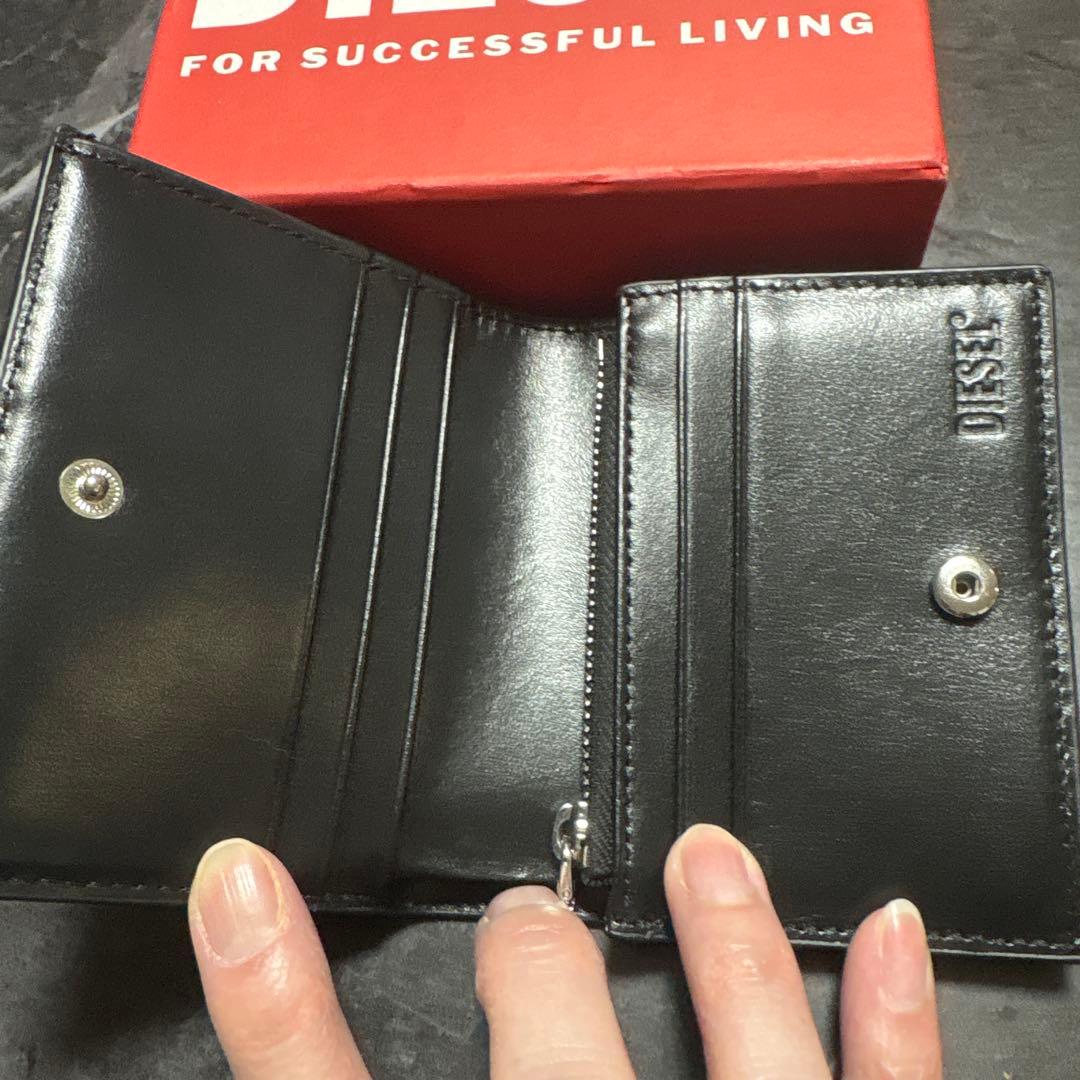 DIESEL 二つ折り財布 黒
