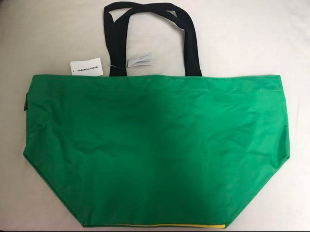 エルベシャプリエ　ZUCCA CABANE 折りたたみバッグ 緑色