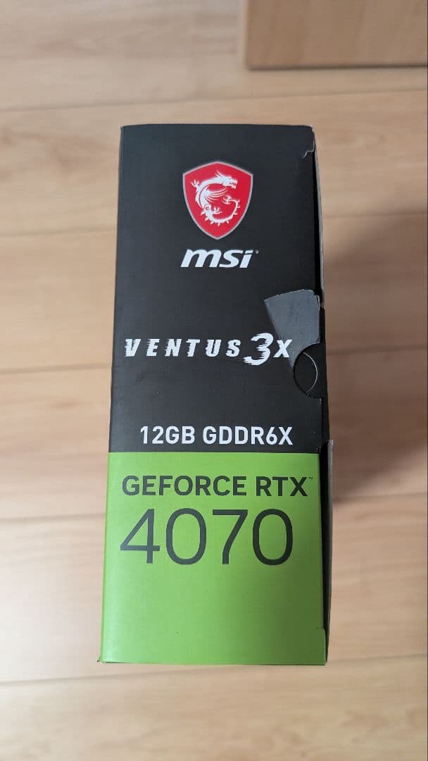 グラフィックボード・グラボ・ビデオカード MSI GEFORCE RTX 4070 VENTUS 3X 12G OC