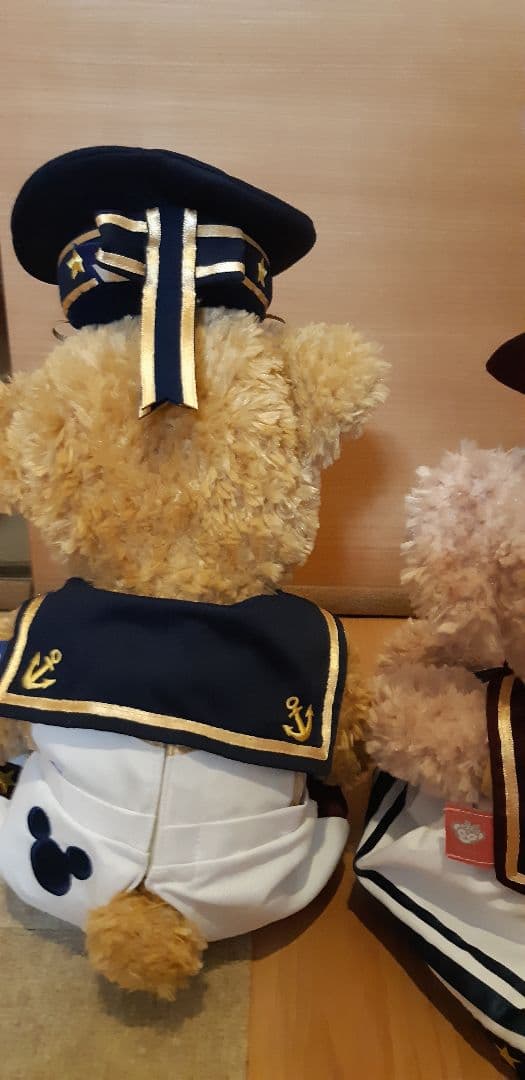 ダッフィーとシェリーメイ セーラー服&30周年Tシャツ ぬいぐるみ