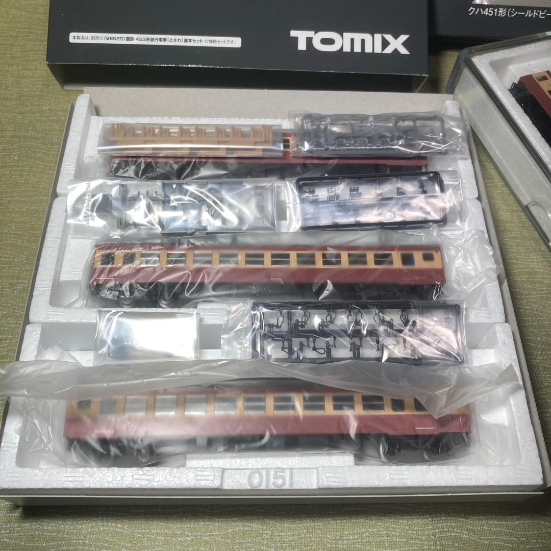 TOMIX 98521改 453系増結+サロ451 4輌セット(M化)