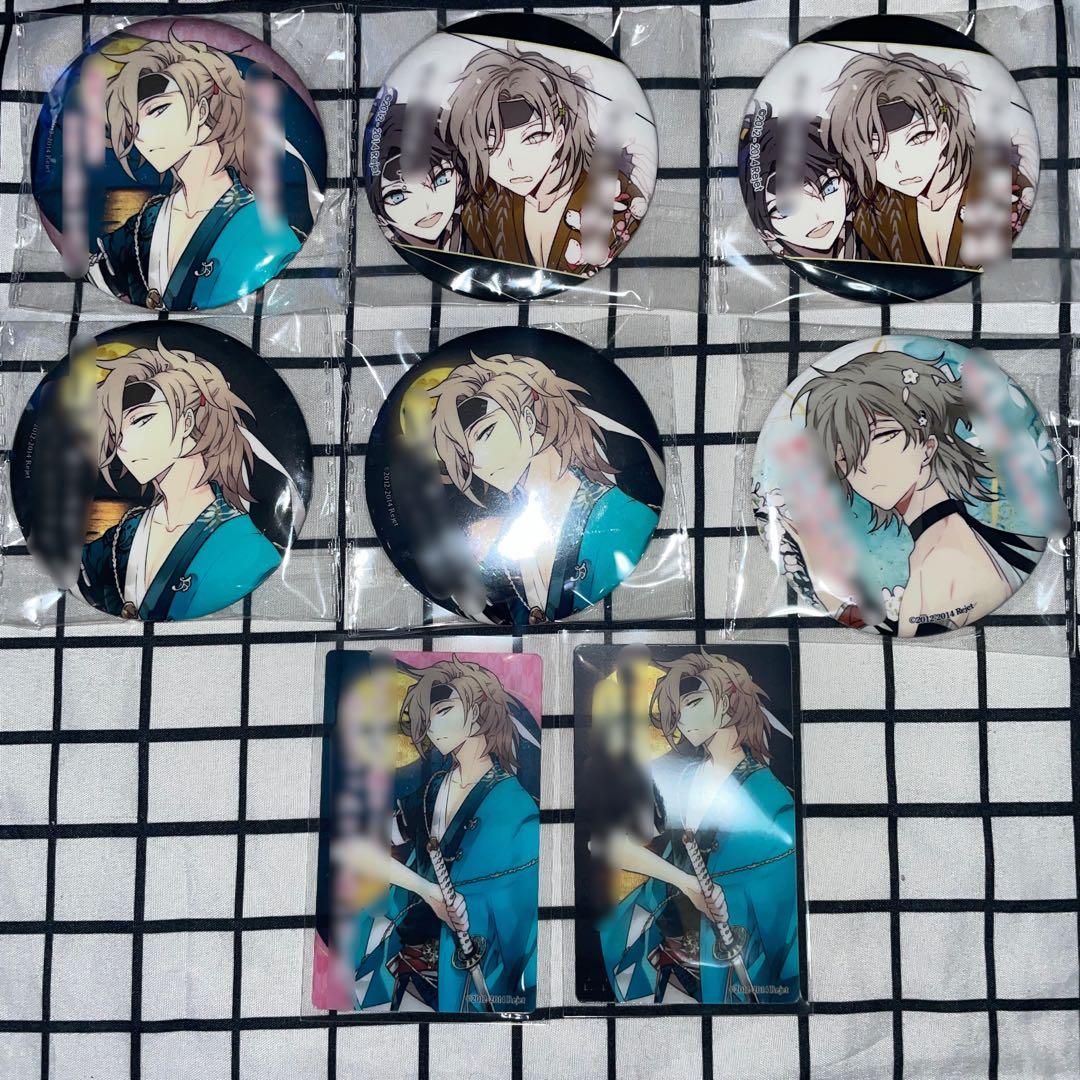 新撰組勿忘草　黙秘録　血魂録　比翼録　暁風録　缶バッジ　クリアカード　沖田総司