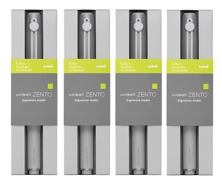新品 シルバー 4本セット ユニボール ゼント zento シグニチャーモデル