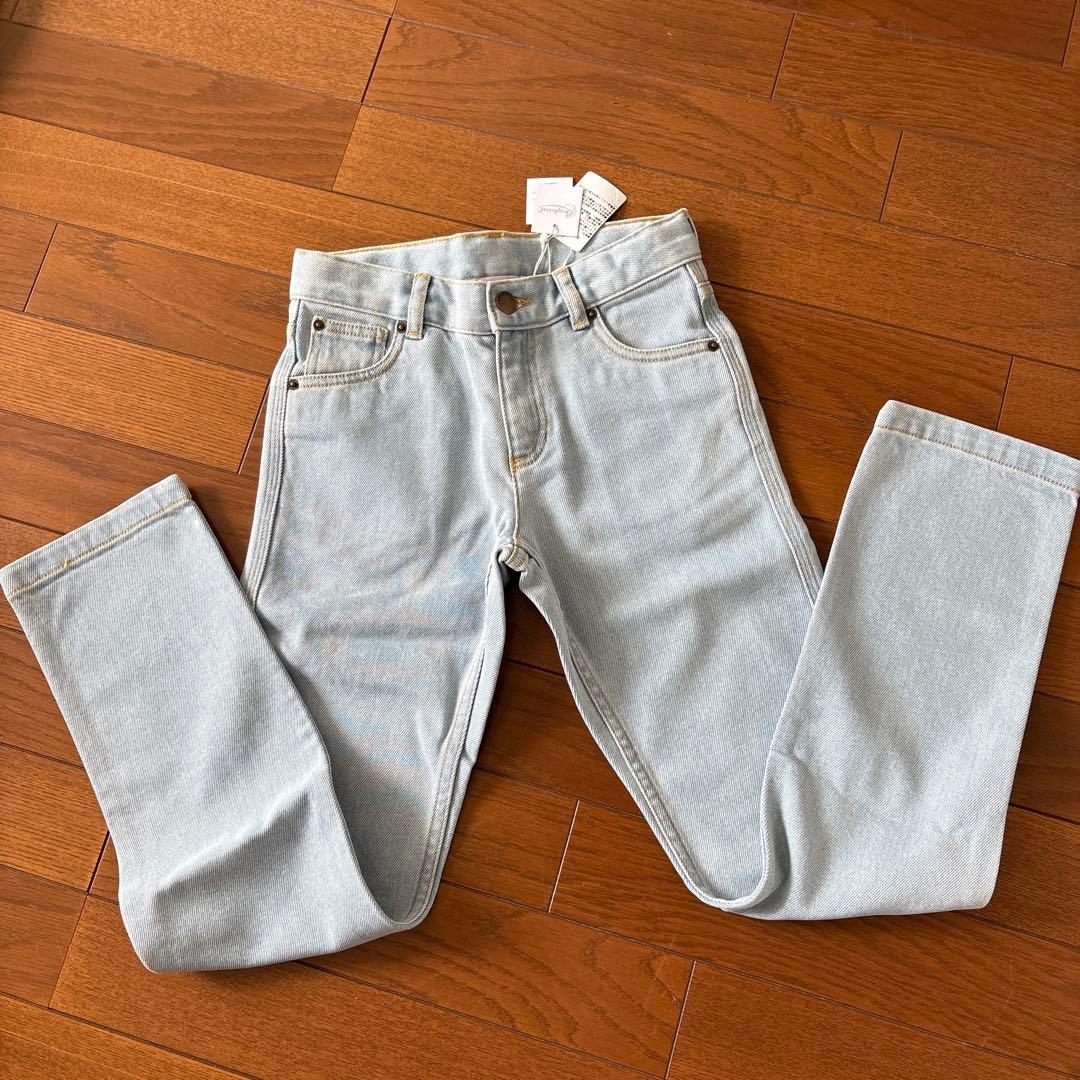 【新品】Bonpointボンポワン デニムパンツ　ブルージーンズ　10A