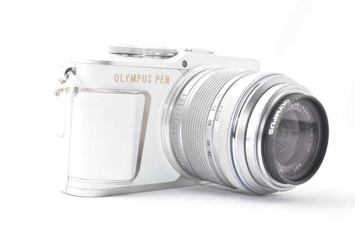 【美品】 OLYMPUS PEN E-PL10 ホワイト レンズキット