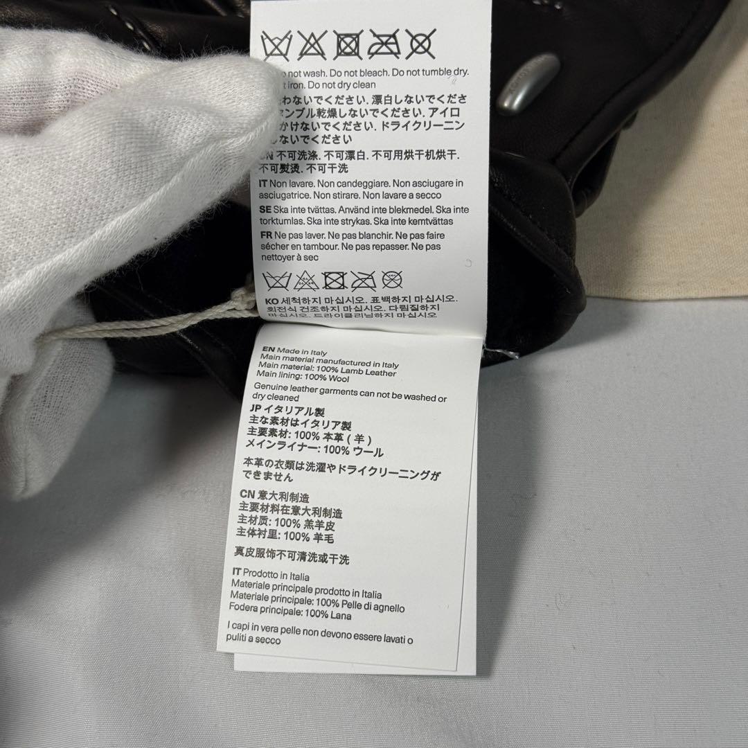 【定価4.3万】OUR LEGACY HIS GLOVES グローブ ブラック