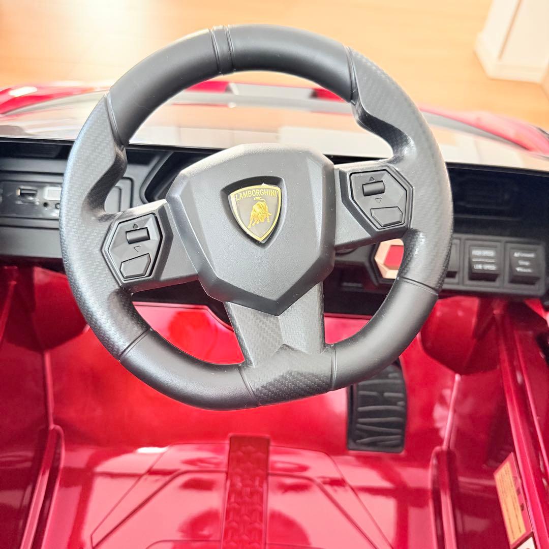 【美品】Lamborghini SIANランボルギーニシアン電動乗用ラジコンカー