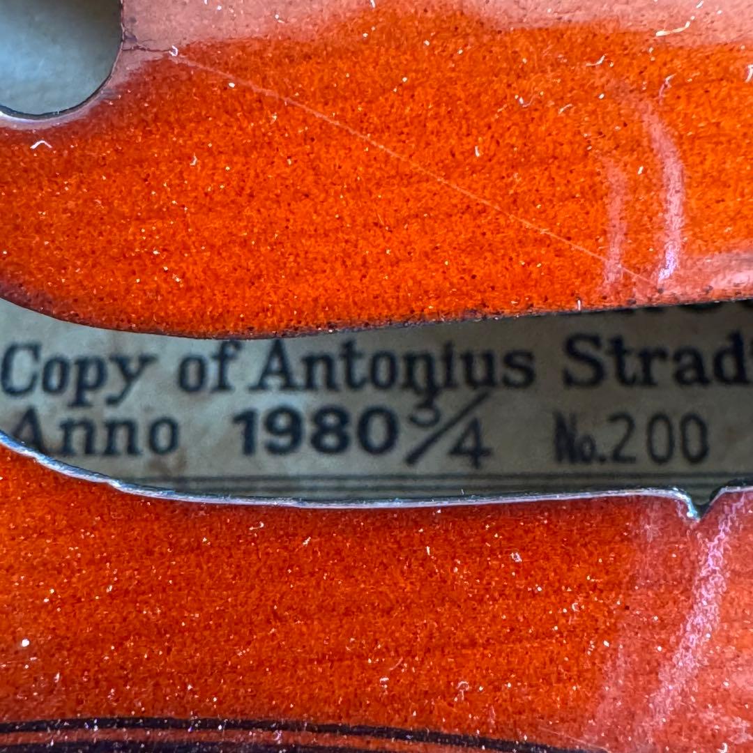木曽スズキ バイオリンAntonius Stradivarius モデル　日本製