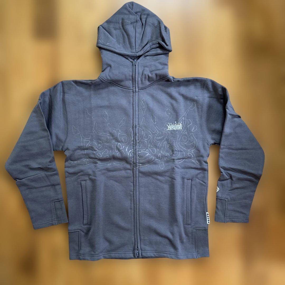 レア★リップスライムライブツアーグッズ★グレーパーカー グラフィックプリント