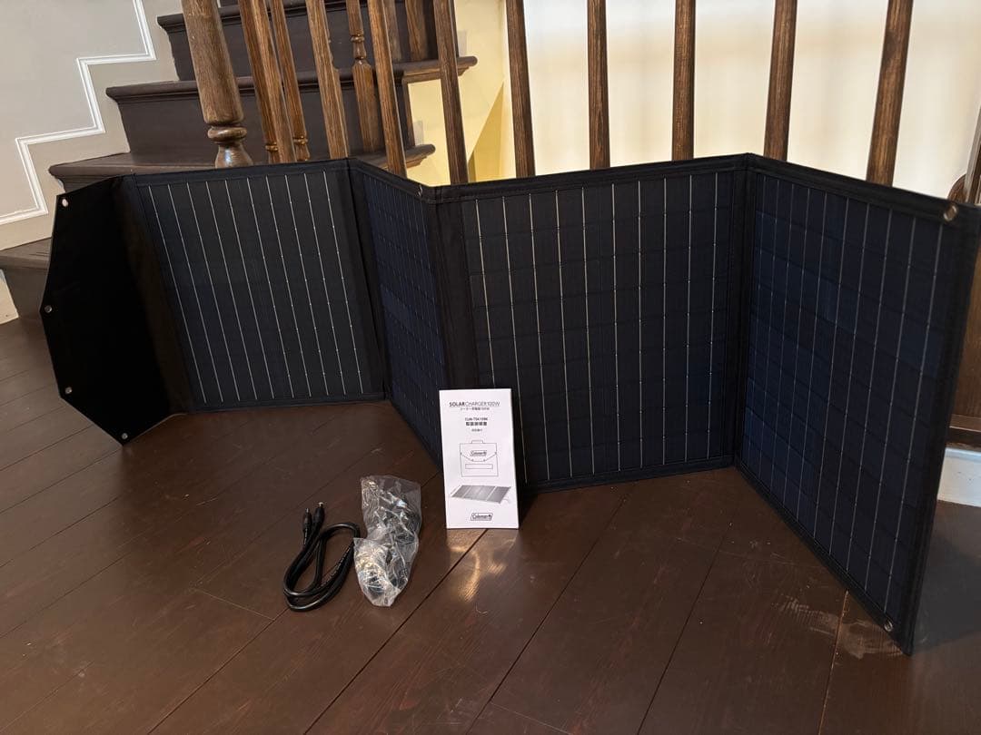 コールマン　ポータブルバッテリー・ソーラーパネルのセット