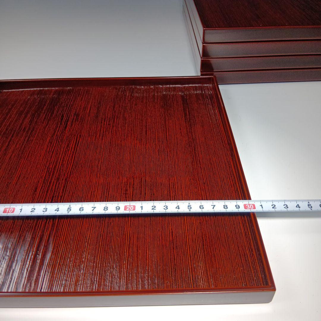 輪島塗　茶懐石膳　5枚　美品　共箱