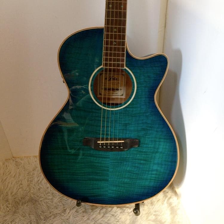 Aria FET-CST SBL エレアコ アコースティックギター 木目 アリア