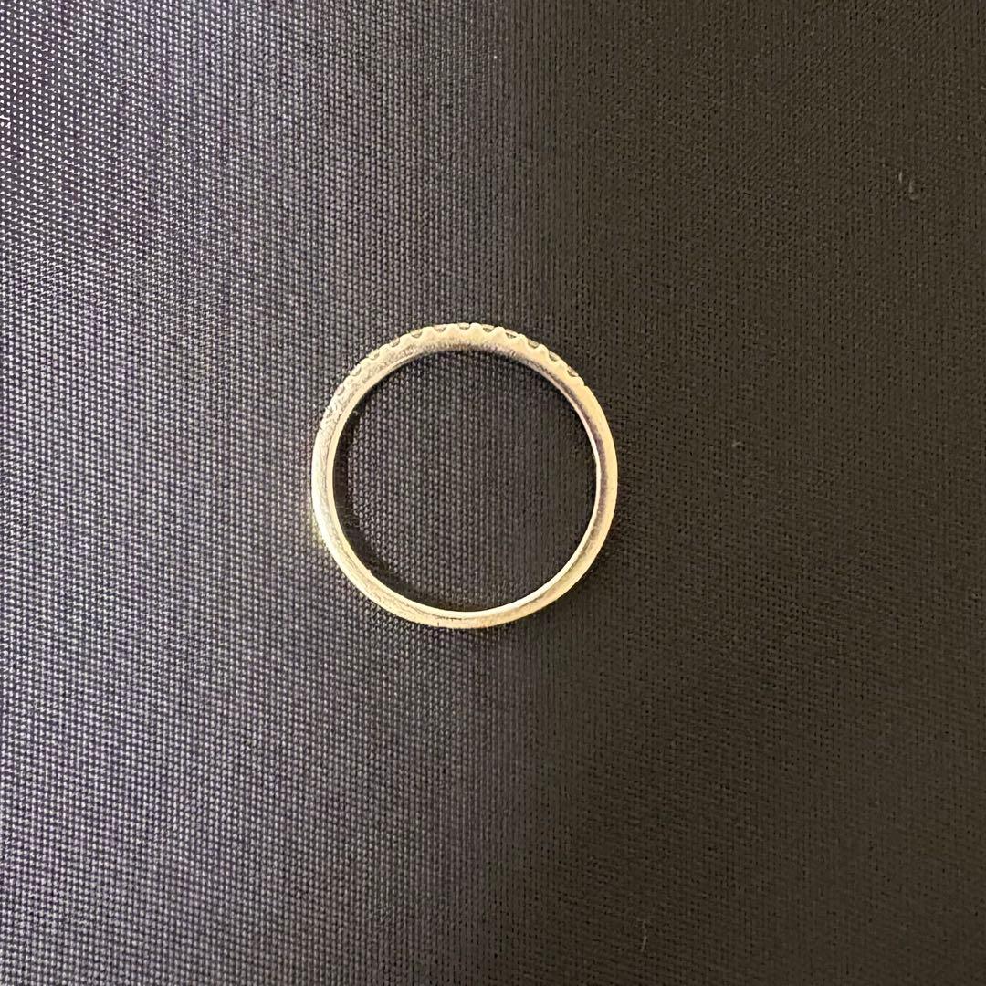 4℃ K18WG リング ハーフエタニティ　指輪　12号