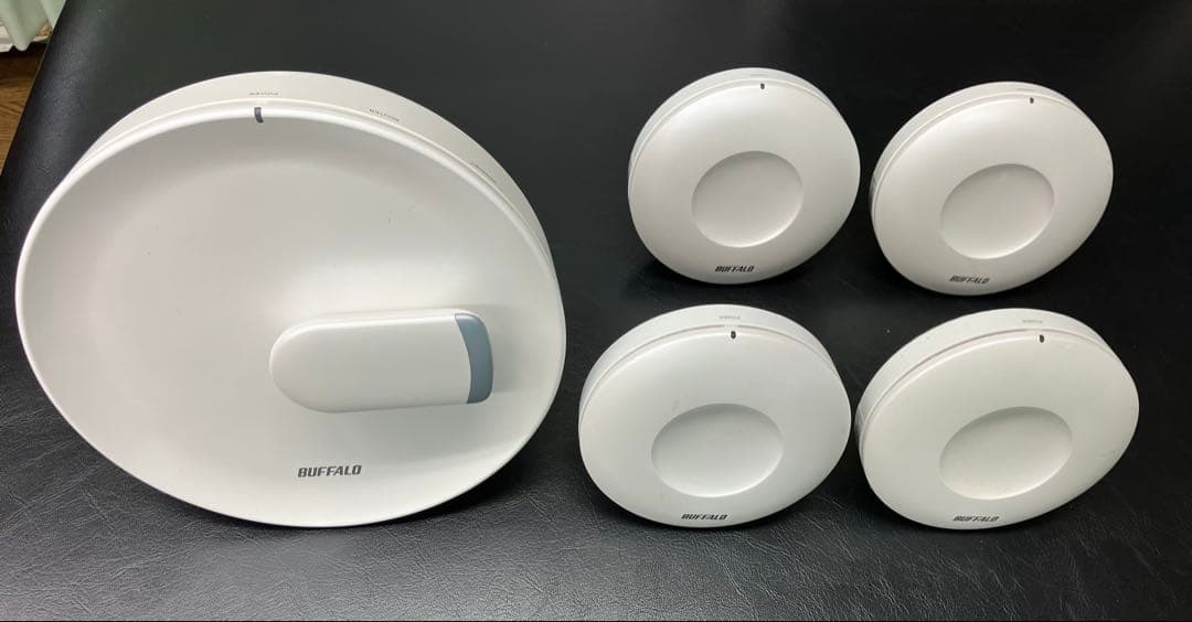 メッシュルーターと 中継機４台！