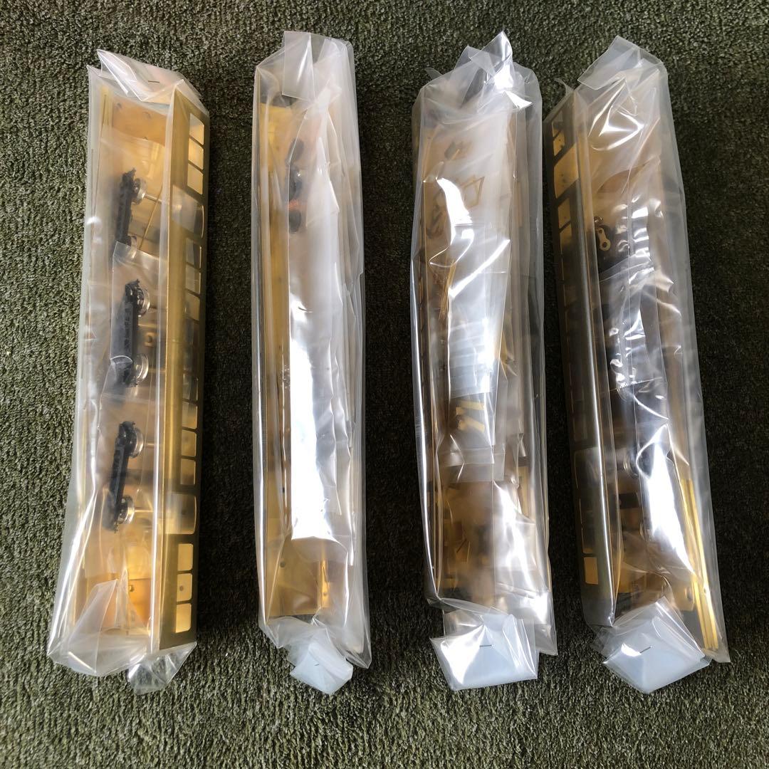 谷川製作所　名鉄3400系旧形　車体バラキット4両セット、台車入