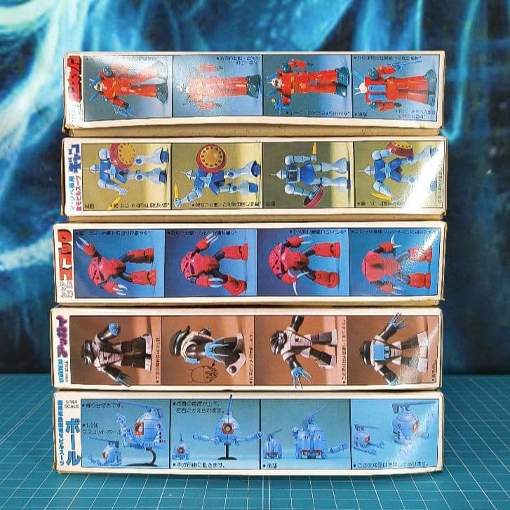 002 未組立 バンダイ バンザイマーク 機動戦士ガンダム 10点セット