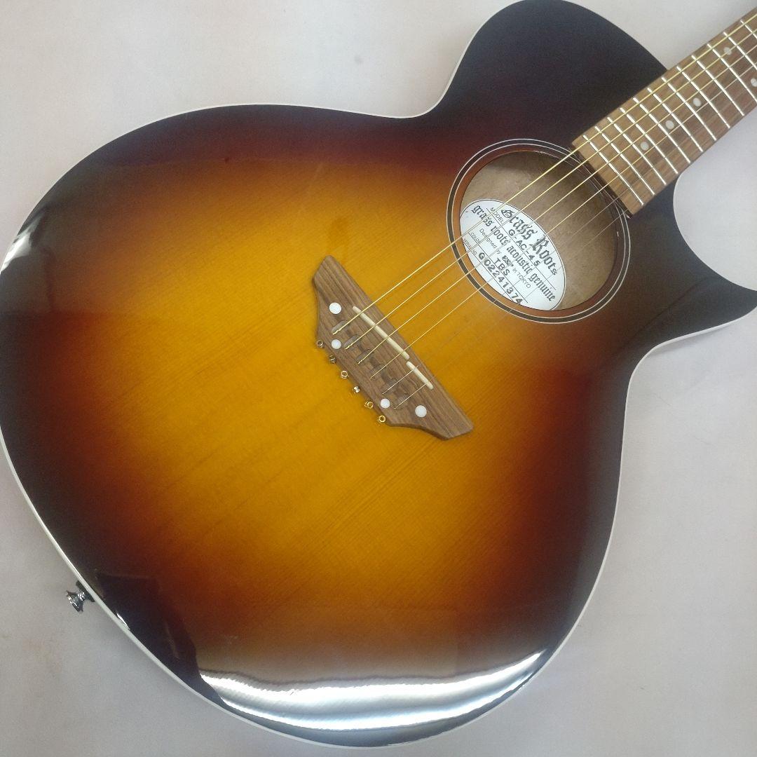 GrassRoots G-AC-45 レスポールシェイプアコギ！【美品】