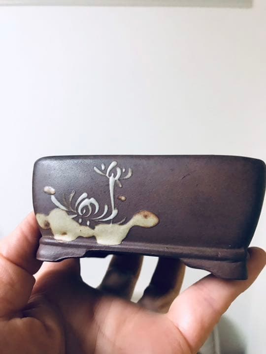 盆栽鉢　陶翠眞山時代盆栽鉢ミニ盆栽鉢小品盆栽鉢長方鉢山野草サボテン多肉植物