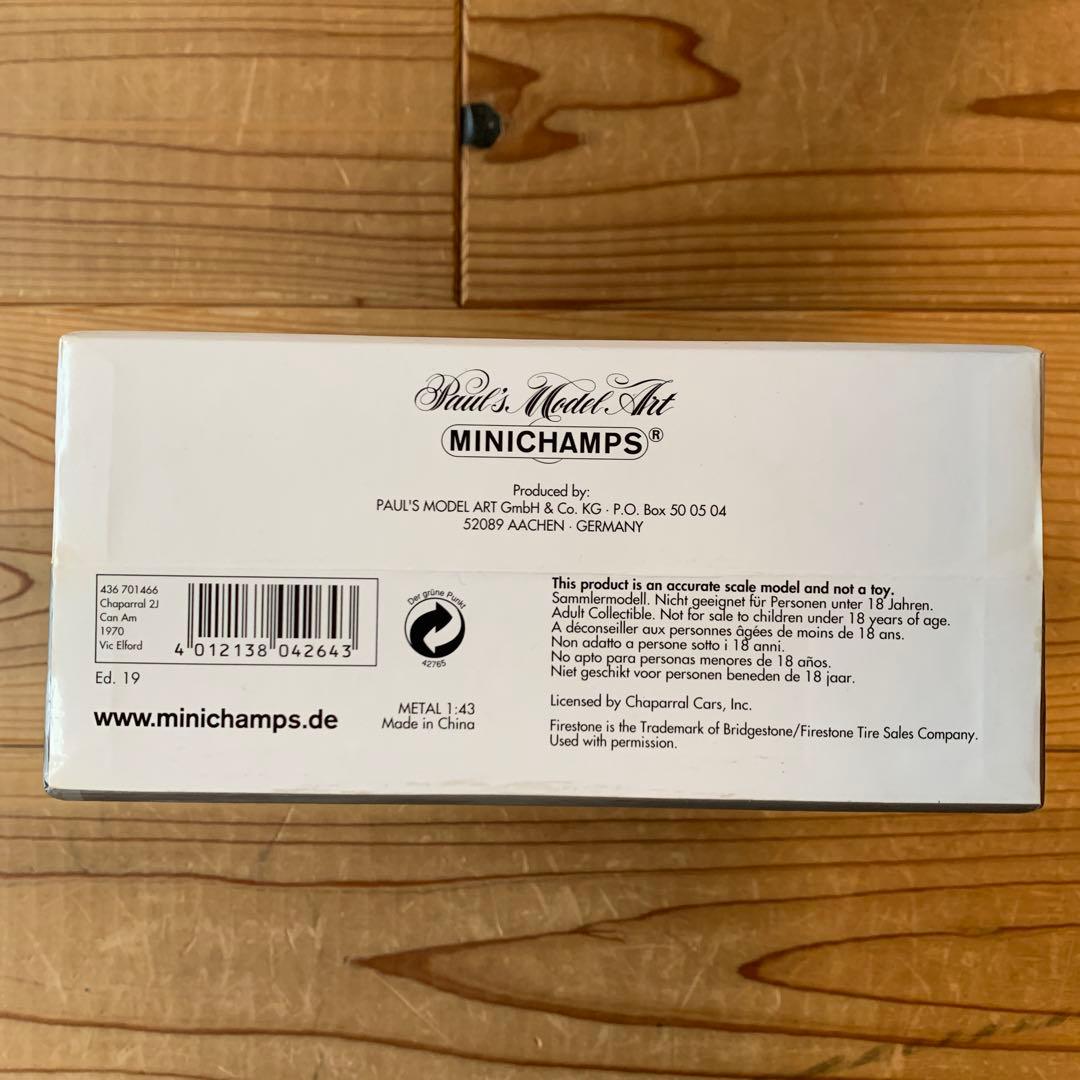 m*y様 ミニチャンプス　CHAPARRAL2J Can Nam 1970