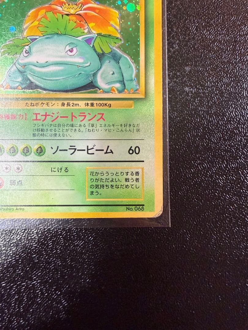 フシギバナ　旧裏 初版 (第1弾初版・マーク無し) ポケモンカード