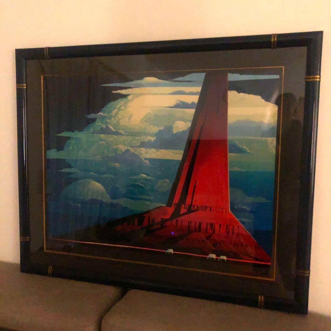 奇才アイベンロール大型版画 限定150/7　サイレントサンダー 85✖105cm