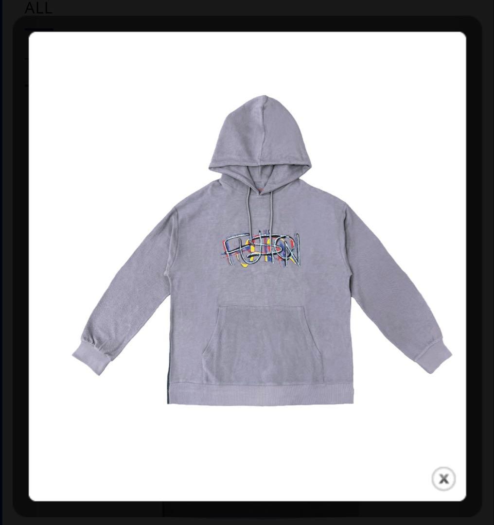 Vaundy 未開封 完売ロゴフーディパーカー Ｌグレーデニム