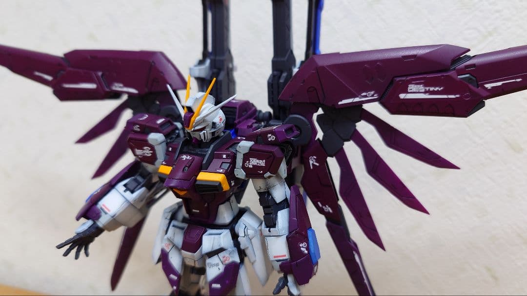 家猫ラムネ　塗装済　RG　デスティニーインパルス　完成品