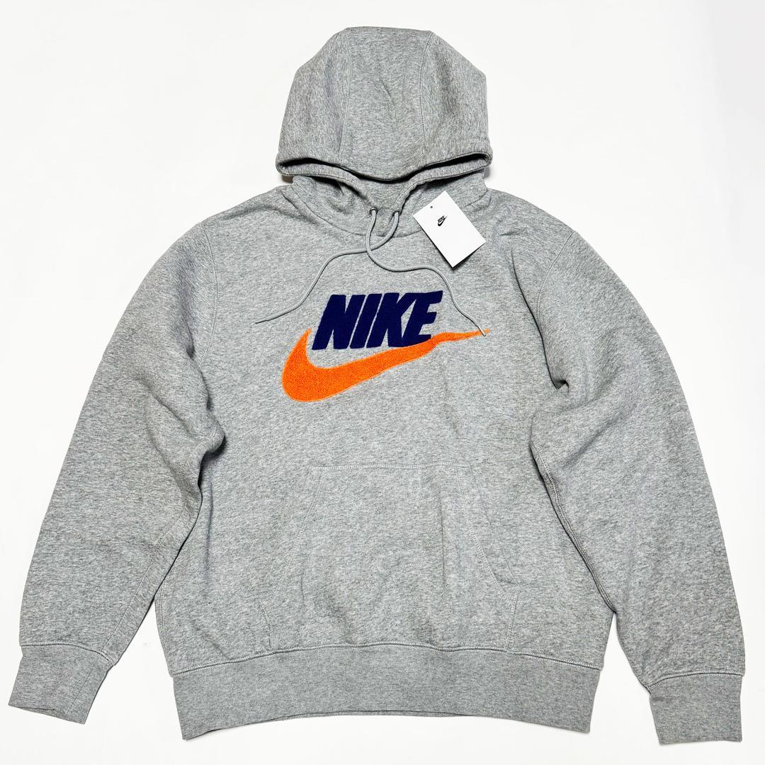 ■NIKE/ナイキ メンズプルオーバーパーカー グレーXL美品■