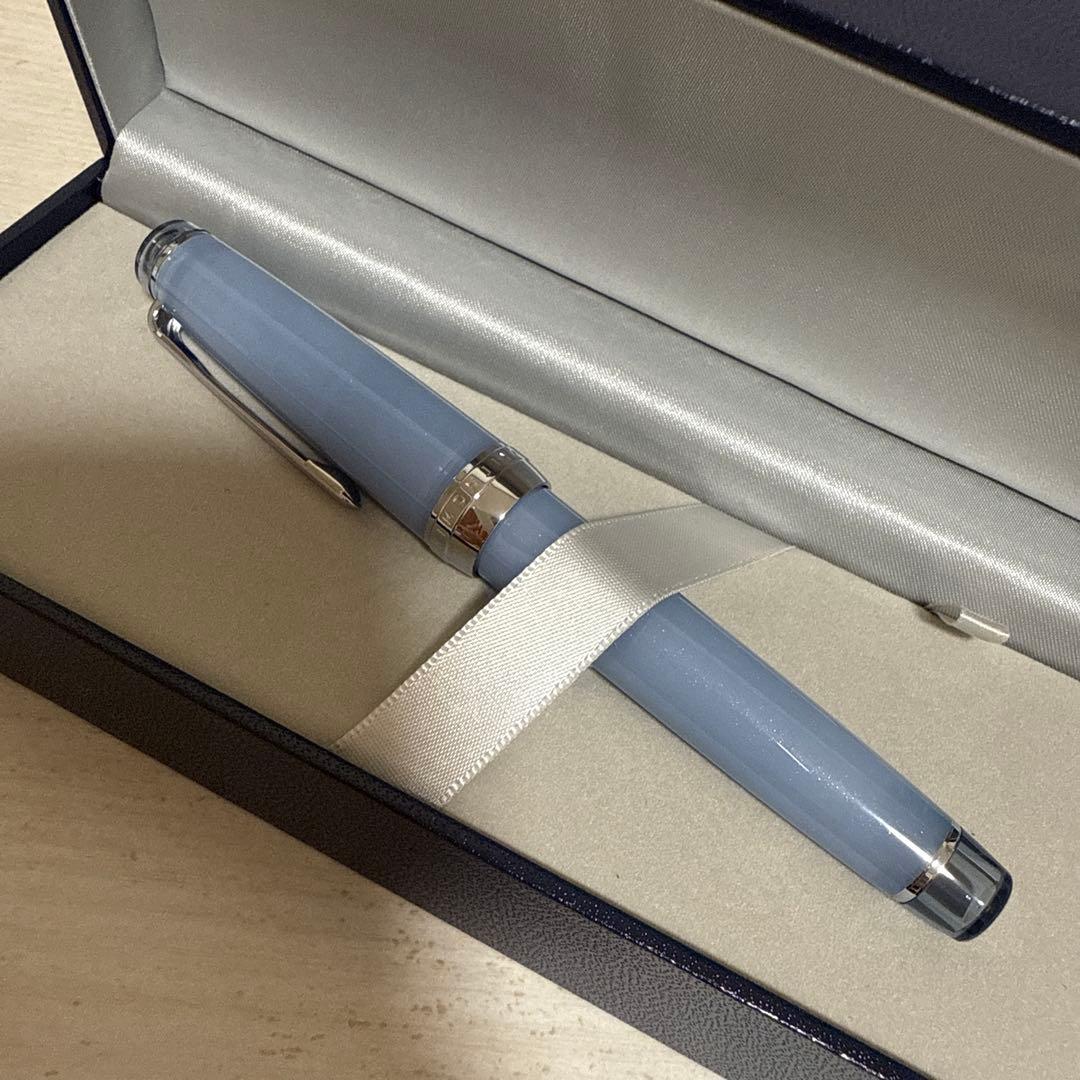 八文字屋　銀山スノーグレー　細字F インク付き