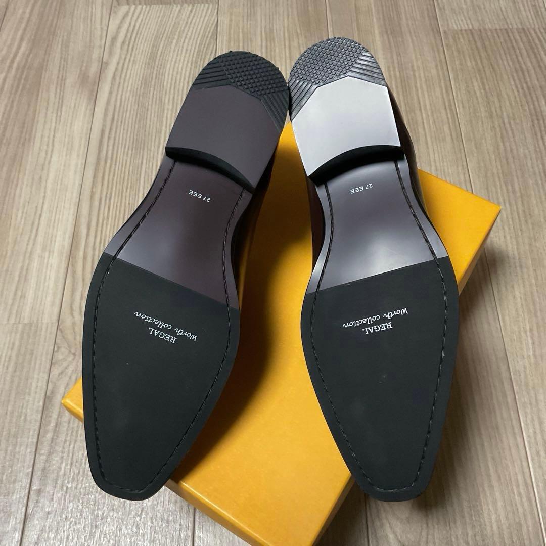 REGAL ダークブラウン レザー ビジネスシューズ　27cm