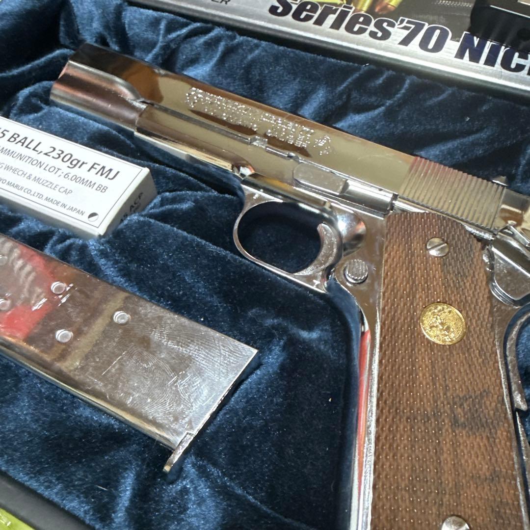 【※専用品】東京マルイ コルトガバメント シリーズ'70 ニッケルフィニッシュ