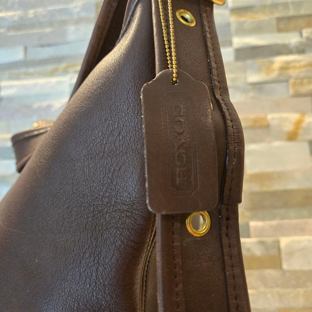 COACH　オールドコーチ　ショルダーバッグ　レザー　バケツ型　ワンショルダー