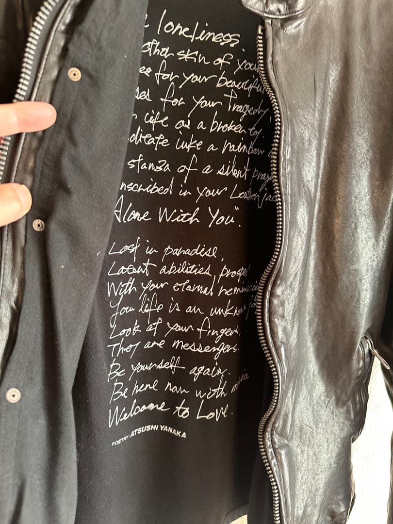 バックラッシュ イタリアンショルダー シングルライダースジャケット L 美品