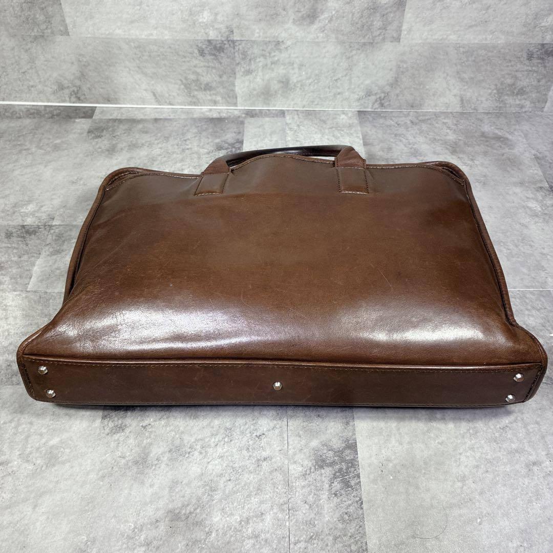 【良品】✨POTER オールレザー　ビジネスバック　ブラウン