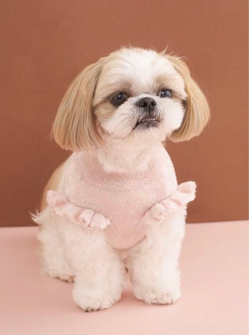 ジェラートピケ　オータムケーキジャガードプルオーバー　ピンク　レッド　Mサイズ