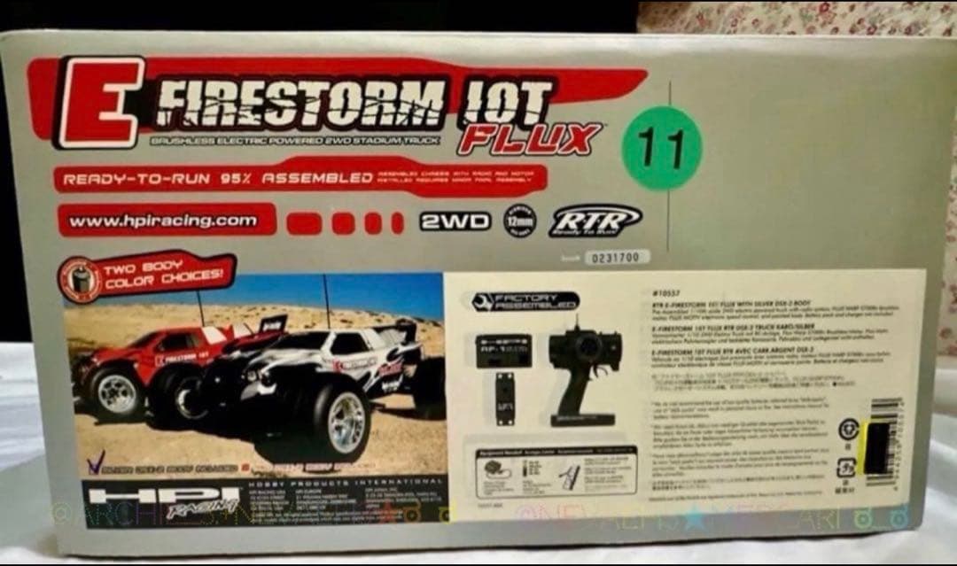 HPI◆Eファイアーストーム 10T FLUX 2WD◆電動RCオフロードバギー