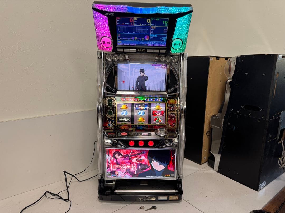 パチスロ 実機 化物語 ZXバケモノガタリ データカウンター