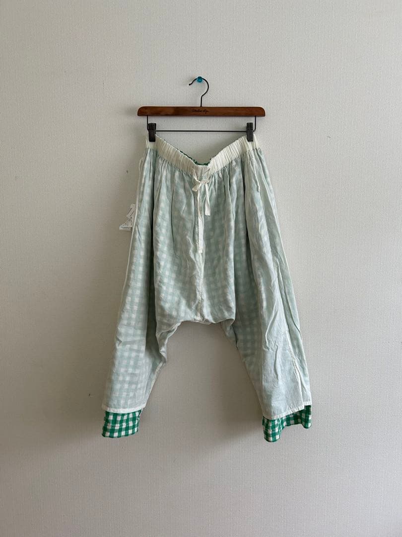 ☆ veritecoeur ヴェリテクール ☆緑のチェック柄 パンツ