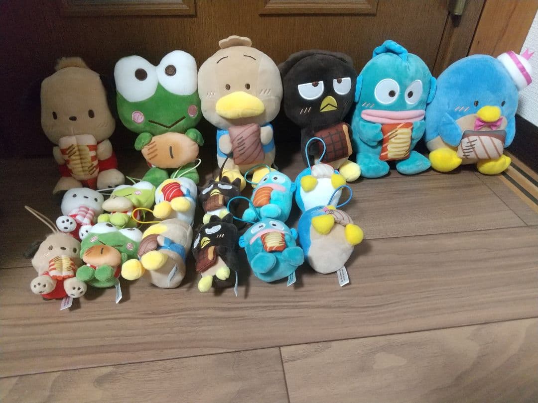 スシロー はぴだんぶい ぬいぐるみ 全種類 サンリオ