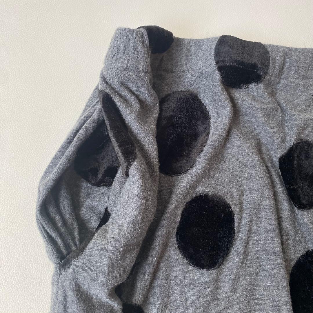 【美品】芽風　サルエルパンツ　センソユニコ　フロッキー　水玉 (ドット、ドッド)