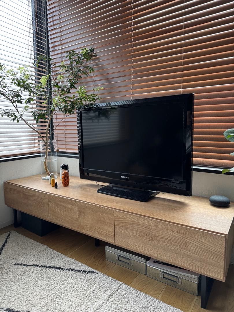 日本製 150cm テレビボード LOWYA ロウヤ　テレビ台