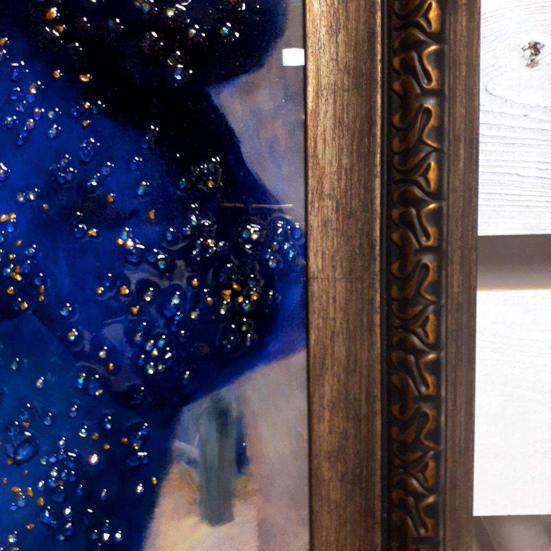 輸入雑貨　天然石　ルノワール作『1883年ブージヴァルのダンス』』　クリスタル