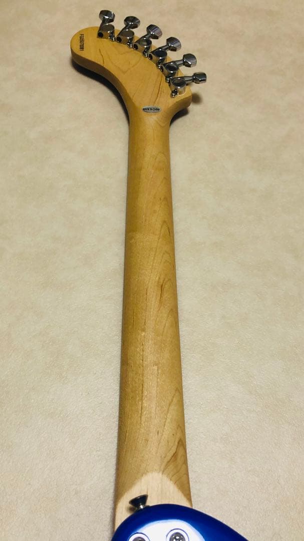 セール8/17まで【美品！】ZO-3 ブルー アンプ内蔵ミニギター ケース付