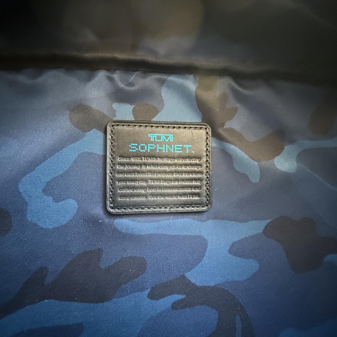 TUMI × SOPHNET. 3WAY ビジネスバッグ ネイビー カモフラ