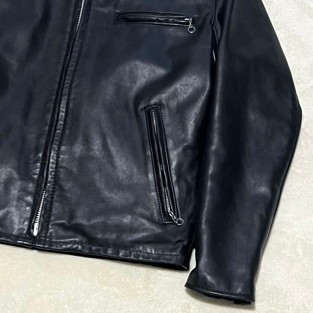極美品✨Schott シングルライダース 141 ボアライナー付き 黒 38