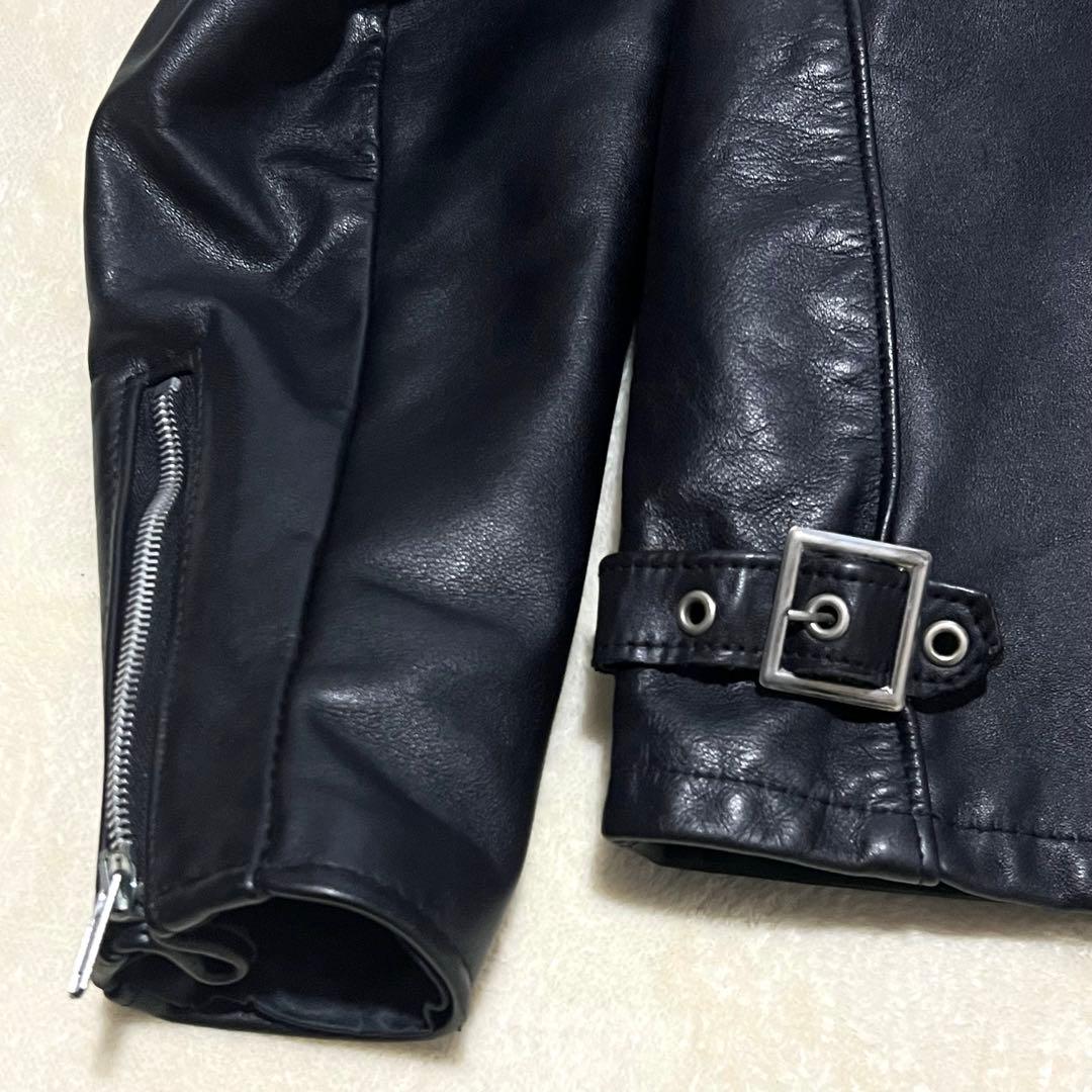 極美品✨Schott シングルライダース 141 ボアライナー付き 黒 38