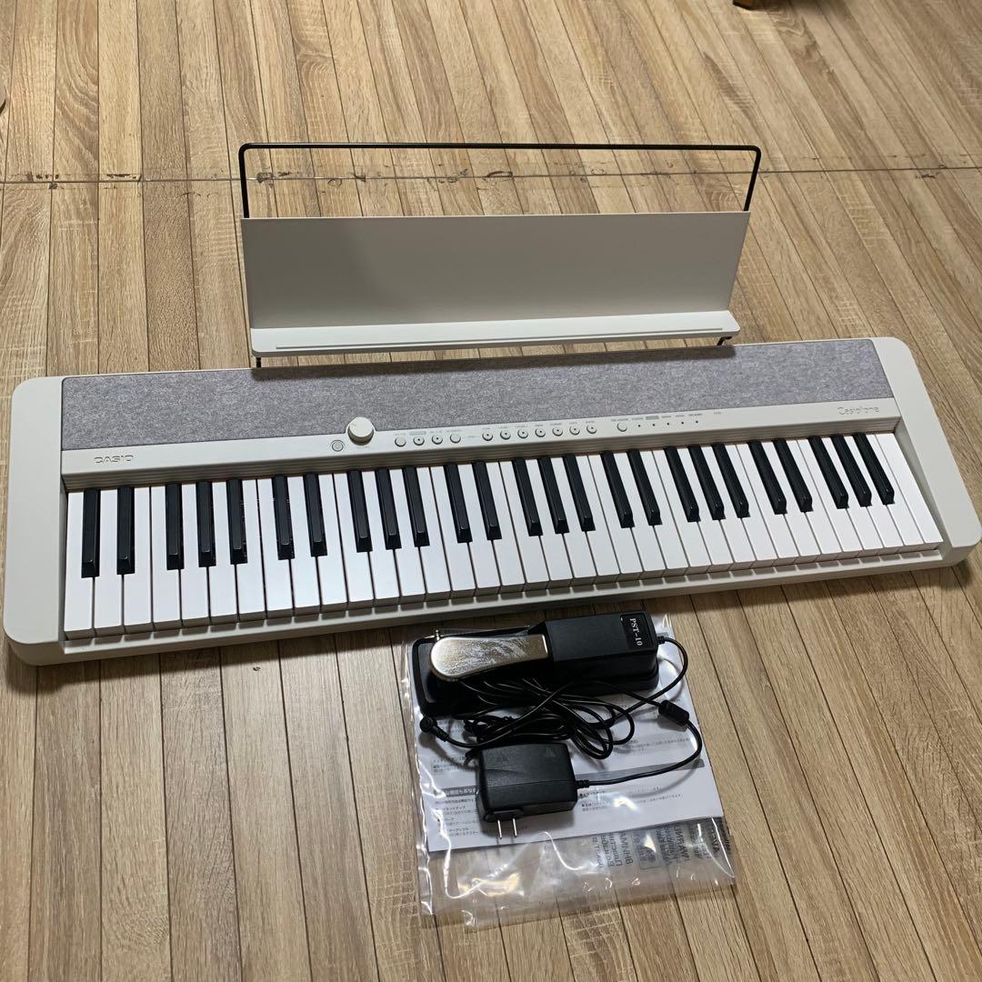 CASIO CT-S1 WE カシオトーン 61鍵 2025年製ペダル付き