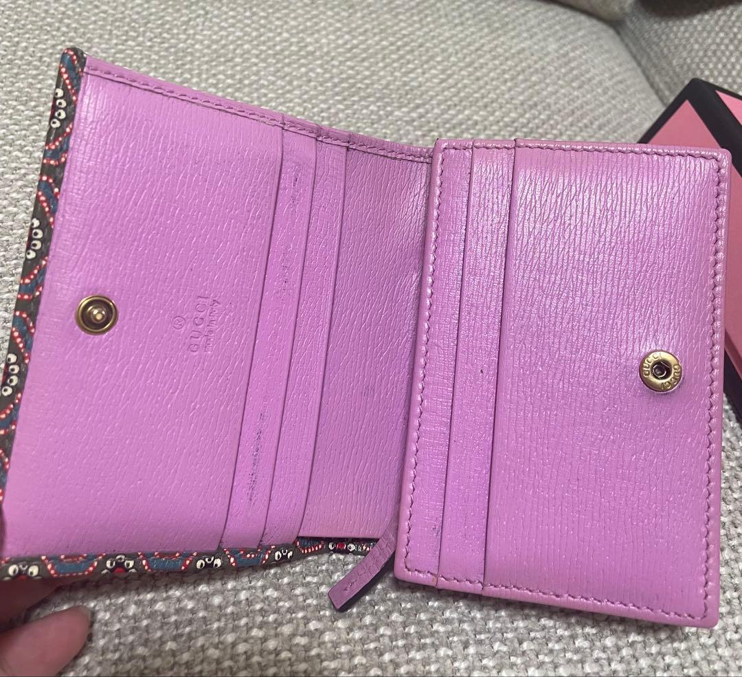 GUCCI Garden二つ折り財布 グッズガーデン ミニウォレット