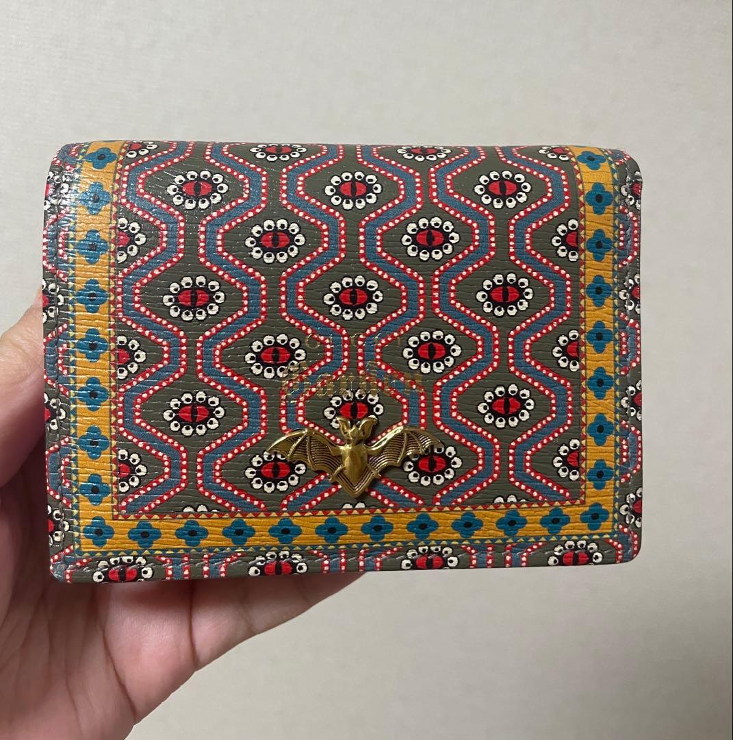 GUCCI Garden二つ折り財布 グッズガーデン ミニウォレット